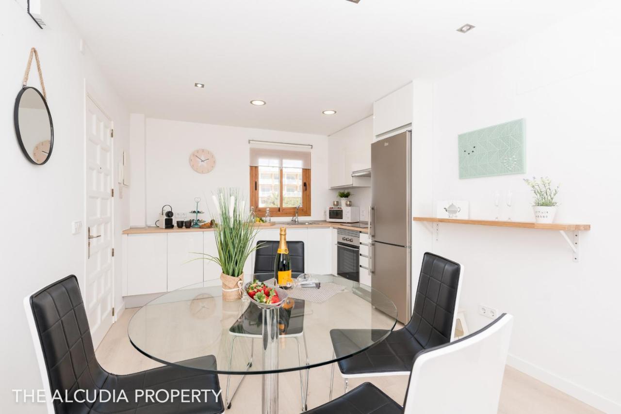 Apartamento Marina 알쿠디아 항구 외부 사진